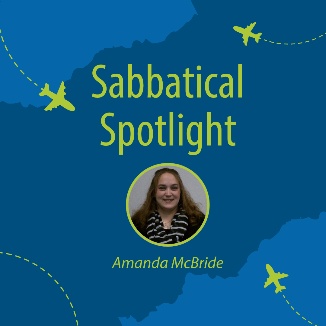 Sabbatical spotlight amanda mcbride